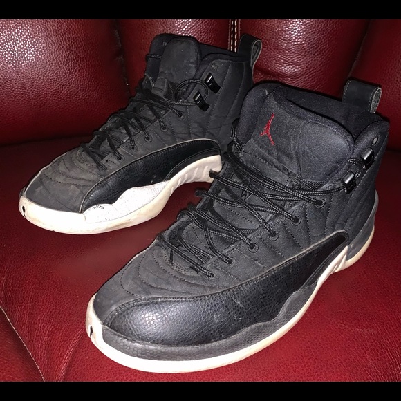 NIKE AIR JORDAN 12 RETRO XII NEOPRENE BLACK - Picture 1 of 6